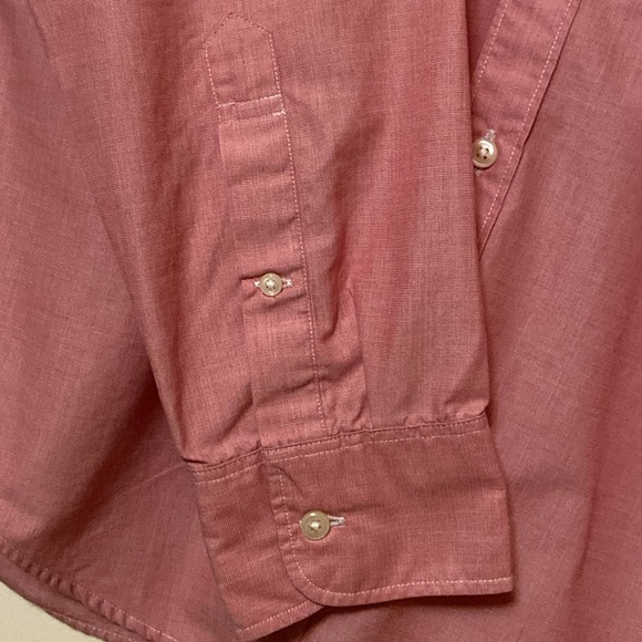 J.Crew 2-Ply Cotton Red Button-Down Shirt Men’s Medium - Picture 6 of 9